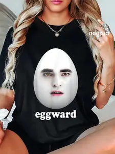 100% Cotton Unisex Funny Egg Eggward Gag Meme Parody Ironic Sarcastic eggward Funny Meme T-Shirt