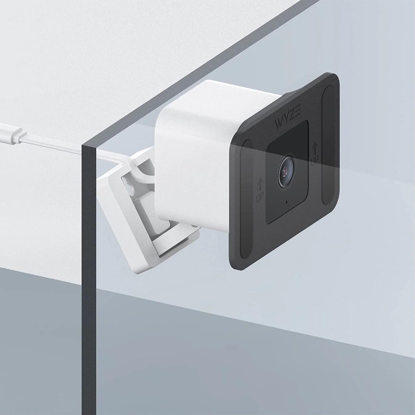 Wyze Window Cam OG — Wired HD Smart Home Security Camera with Window Mount, Alexa & Google Assistant, Color Night Vision, 24/7 recording with Micro SD card (not included), Surveillance Systems