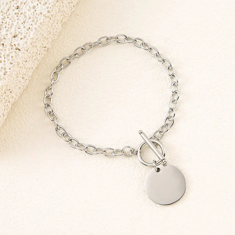 Silver 20mm inner hole round OT buckle b