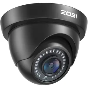 ZOSI 1080P HD Security Camera Indoor Outdoor,1920TVL 2.0MP 4-in-1 HD TVI/CVI/AHD/CVBS CCTV Camera,Weatherproof,80ft IR Night Vision,for 960H,720P,1080P,5MP,4K Analog Home Surveillance DVR System