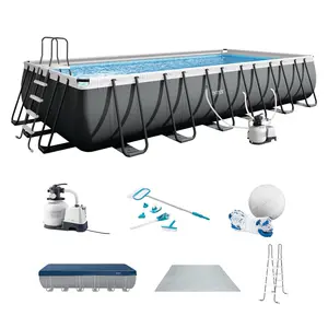 Intex 26367EH 24' x 12' x 52" Rectangular XTR Frame Swimming Pool w/ Filter Pump