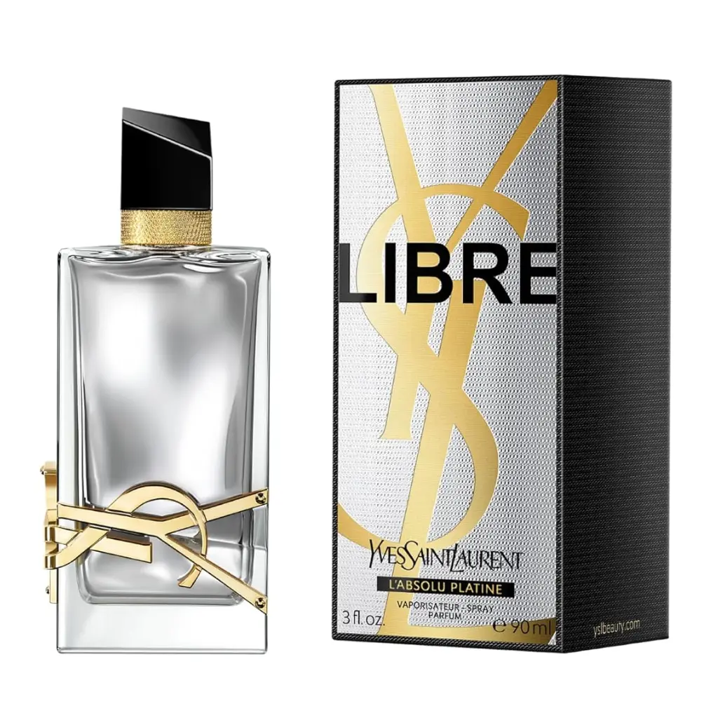 Yves Saint Laurent Libre L’Absolu Platine for Women Parfum Spray, 3.0 Ounce