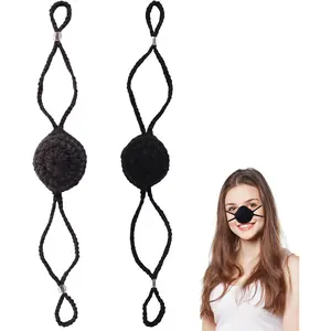 2pcs Winter Nose Warmers, Crochet Nose Covers for Cold Weather Windproof & Cozy Protector Outdoor Ski