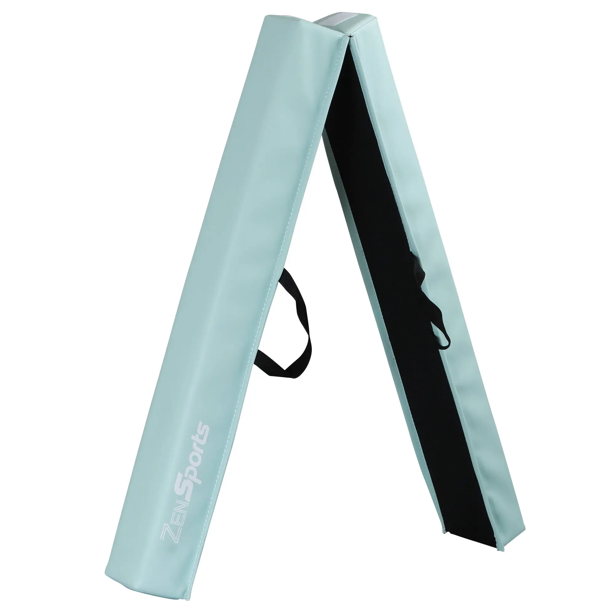 SEGAWE 6 Ft. Foldable Gymnastics Balance Beam, Anti-Slip Grip Gymnastics Equipment for Skill Practice Training, Light Blue,summerwins