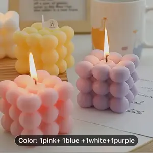 Bubble candles for home decor and ornaments