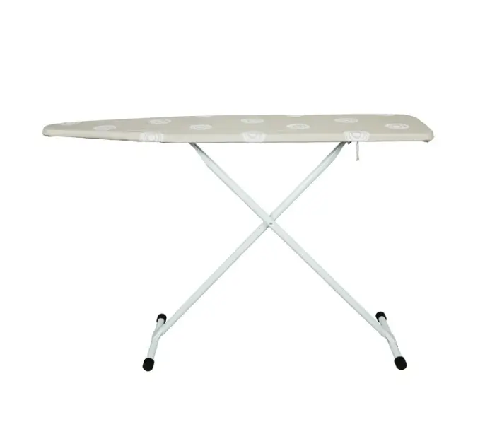 T-Leg Ironing Board 53 x 14 Cotton Cover Foldable Portable Ironing Table for Home Use with Soft Surface and Easy Storage