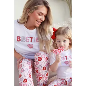 Besties Adult Graphic Tee | White