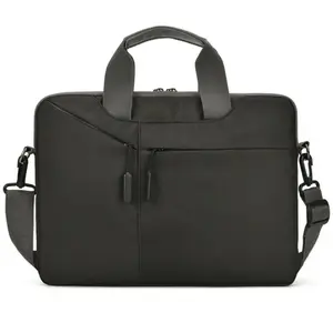 NW4Lbs Laptop Briefcase - Lightweight Black Messenger & Shoulder Bag for Men & Women, Waterproof, Ideal for Student, Business, and Commute Travel, Ergonomic Design, Multi-Layer Storage, Durable Fabric