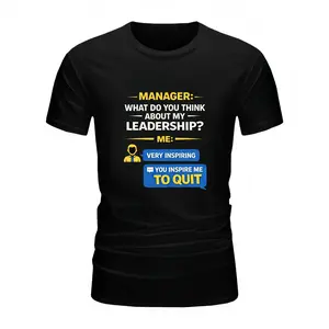 Funny Manager Leadership Humor T Shirt You Inspire Me To Quit Meme Graphic Tee Sarcastic Office Work Shirt for Men Women