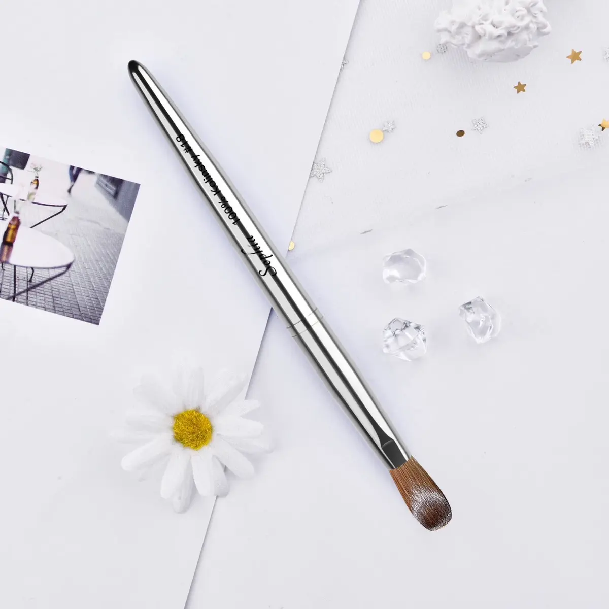 Sophia Acrylic Brush-size 18-Silver