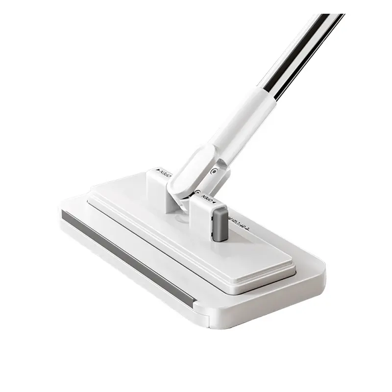 Heavy Duty Flat Floor Mop with Stainless Steel Handle, Wet Dry Microfiber Cleaning Mop, 360° Swivel Head for Residential & Commercial Use, for Hardwood Tile Laminate Marble