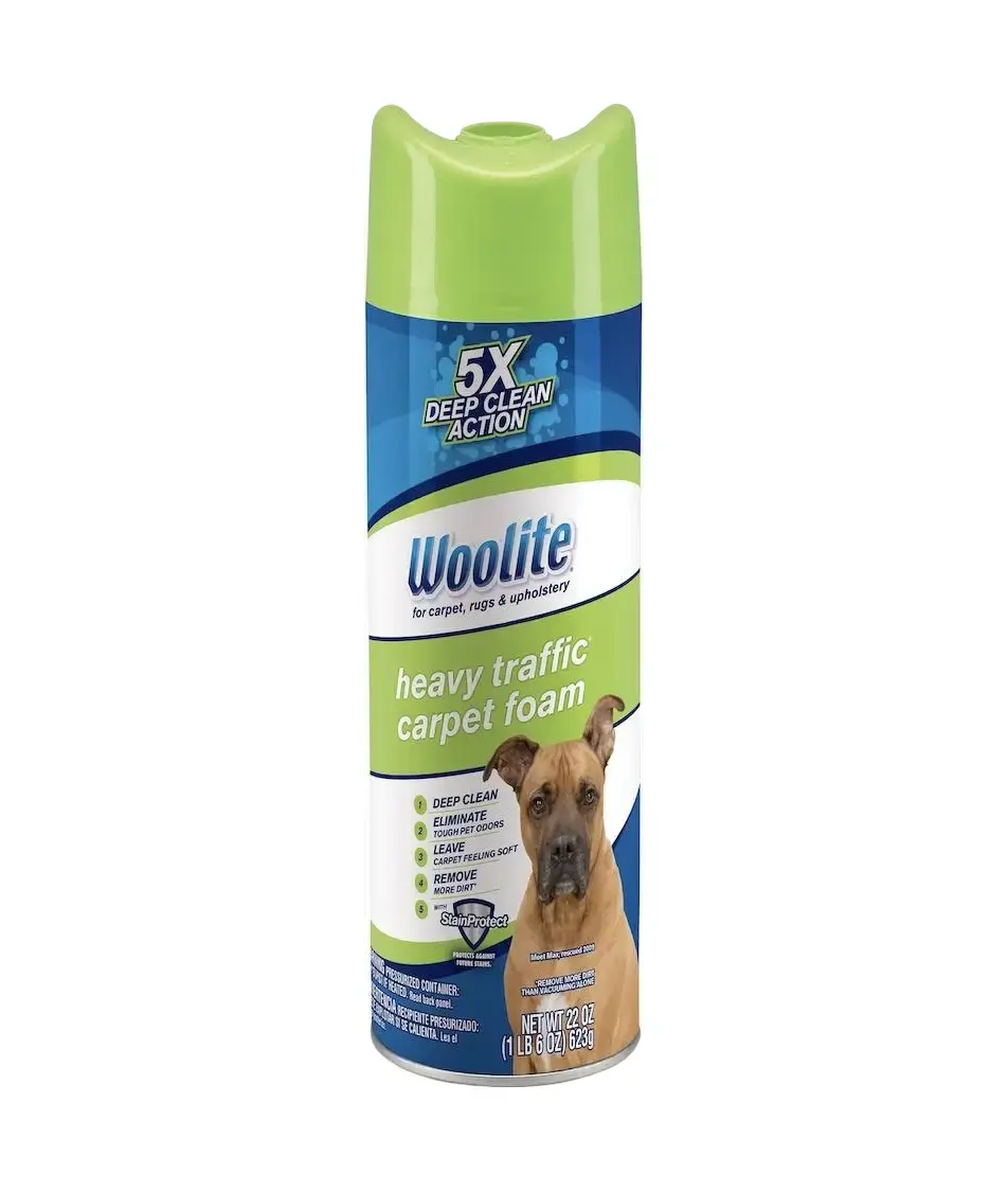 Bissell 0820 Woolite Heavy Traffic Carpet Foam Cleaner and Protection - 22 oz