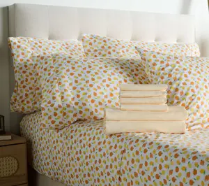 Home Reflections 2pk Double Brushed Sheet Sets with Extra Cases