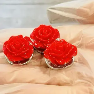 Rosa Roja Edition Mexican Lotería Magnetic Wand & 50 Chips Cultural Bingo Game Authentic Traditional 1/2 Inch Pieces with Container for Easy Handling