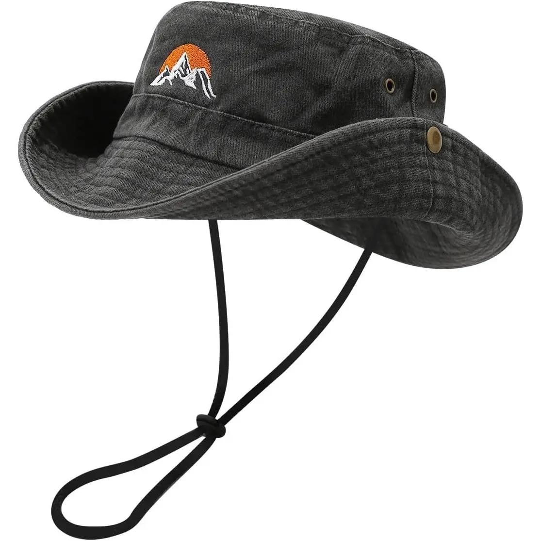 Breathable Lightweight Cotton Bucket Hat - Men's Outdoor Headwear, Sports Outdoor Hat for Gardening, Fishing, Golf, Breathable Sun Hats, Lightweight Bucket Hat