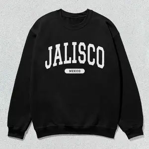 Jalisco Sweatshirt Mexico Collegiate Crewneck Sweater Unisex