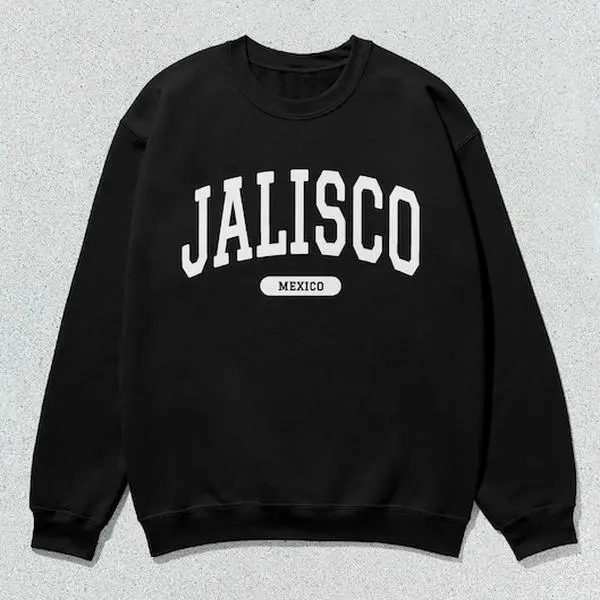 Jalisco Sweatshirt Mexico Collegiate Crewneck Sweater Unisex