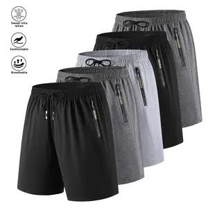 Men's Men’s breathable summer athletic shorts for fitness enthusiasts, joggers, and home leisure wear; suitable for gym, running, basketball, and everyday casual scenes tiktokshopspringglowup,summervibes
