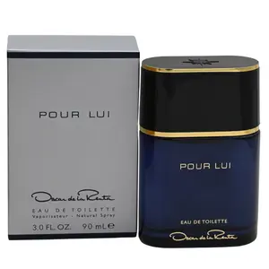 Oscar de la Renta POUR LUI Bold Men's 3.0 fl oz EDT Fragrance - Woody-Spicy Signature Scent with Bergamot Blend, Fern, Cinnamon Moss, New in Box