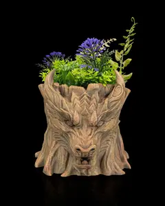 Dragon Stump Planter – Dragon Head Plant Pot for Indoor & Outdoor