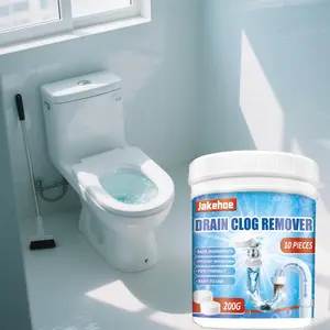 200g Kitchen Blockage & Unclog Drain Pipe Cleaner, Drain Clog Remover, Pipe Cleaning Agent, 1 Count Household Cleaning Product for Kitchen Bathroom Toilet, Household Cleaning Supplies