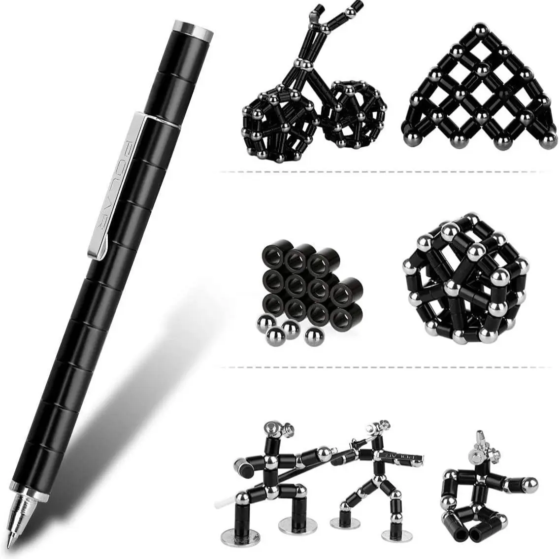 Creative Magnetic Stress Relief Pen, Multifunctional Anxiety Relief Tool, Perfect Gift for Friends, Innovative Pressure Release Device, Stress Relief Tools