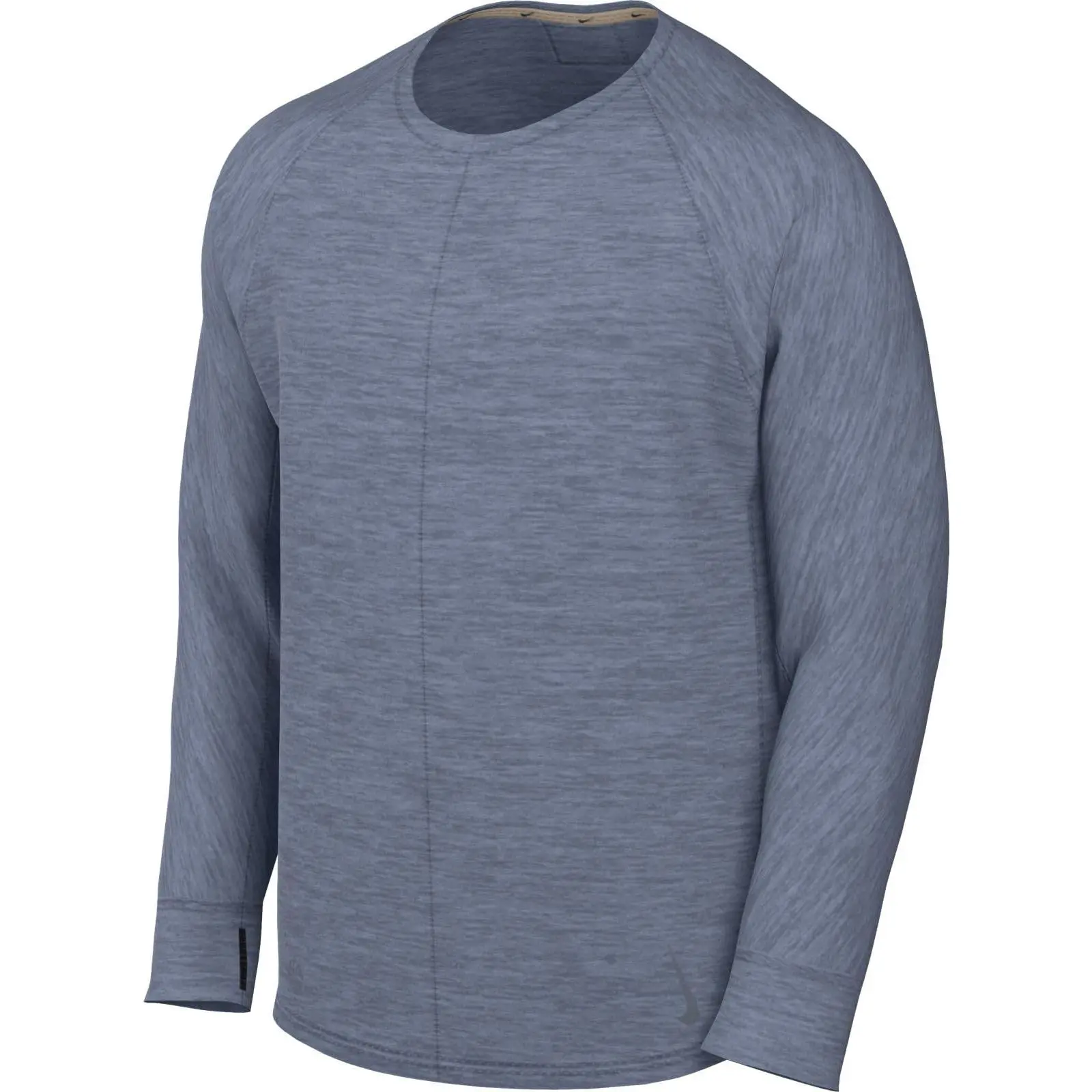 Nike Yoga Men's Dri-FIT Crew Top (Thunder Blue/Heather/, FB7775-437) Size Large