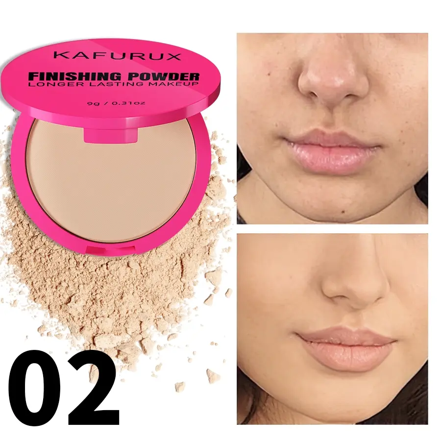 Long-Lasting Oil-Control Finishing Powder, Soft Matte Makeup Finish, 1 Count Longwearing Powder Waterproof Sweatproof Water And Sweat Resistant Makeup Setting Powder, Face Makeup Accessories for Women and Girls, Cosmetic Beauty Powder