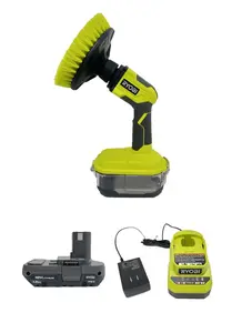 18 Volt P4510 Cordless Power Scrubber Kit with Battery and Charger
