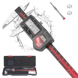 #SpringGlowUp Standard Gage 00534004 Digital Caliper, Stainless Steel, Battery Powered, Inch/Metric, 0-8" Range, +/-0.0015" Accuracy, 0.0005" Resolution, Meets DIN 862 Specifications
