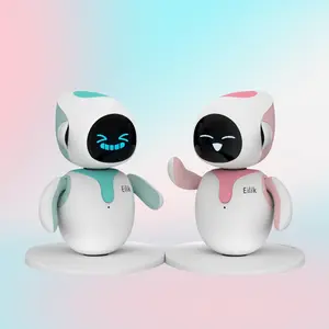 Energize Lab, Robot Eilik Pets Toys with Abundant Emotions, Animations & Mini-Games, Your Perfect Desk Touch Interactive Companion, Holidays & Birthdays Gifts for Girls & Boys