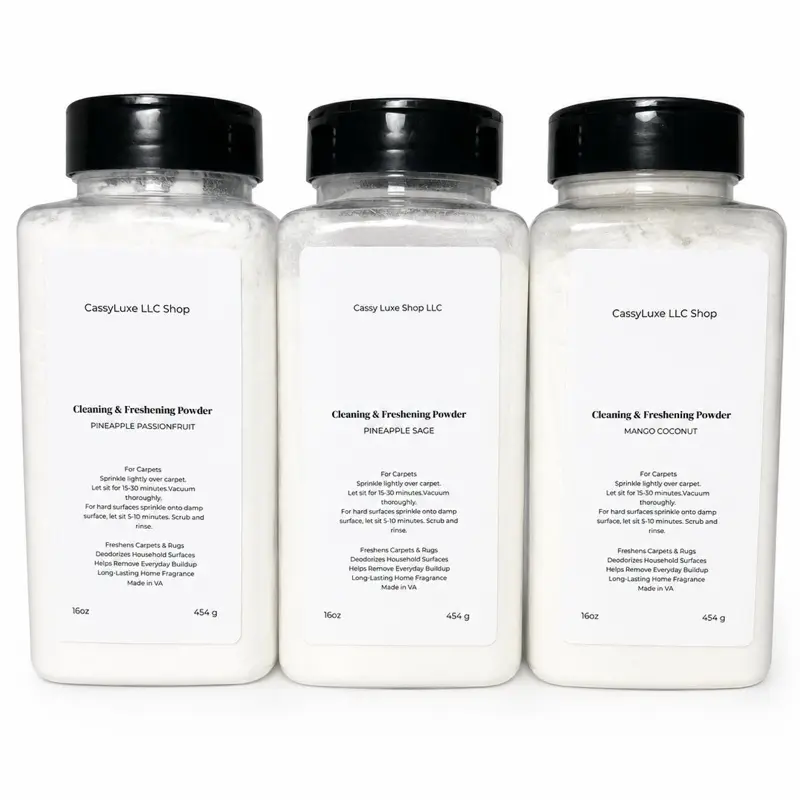 Carpet & upholstery  Freshener 16 oz Natural Deodorizer with Pineapple and Sage and Mango and Coconut Scent