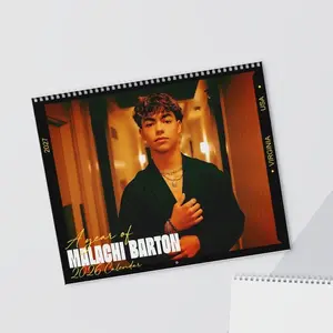 Malachi Barton 2026 Calendar, Celebrity Unique Holiday, New Year, Funny Gift For Frieds, 2026 Wall Calendar