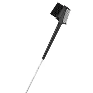 YARA invisible hair extensions  Applicator Brush PRO  - Black Handle with Adjustable Feather for Versatile Use - Comfort