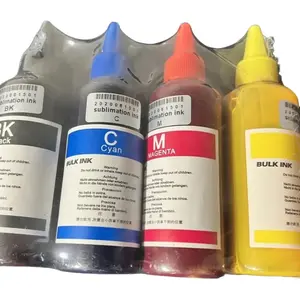 Epson Sublimation Ink Set for Printers Includes Black Cyan Magenta & Yellow Bottles New Condition Shipped via USPS Ground Advantage
