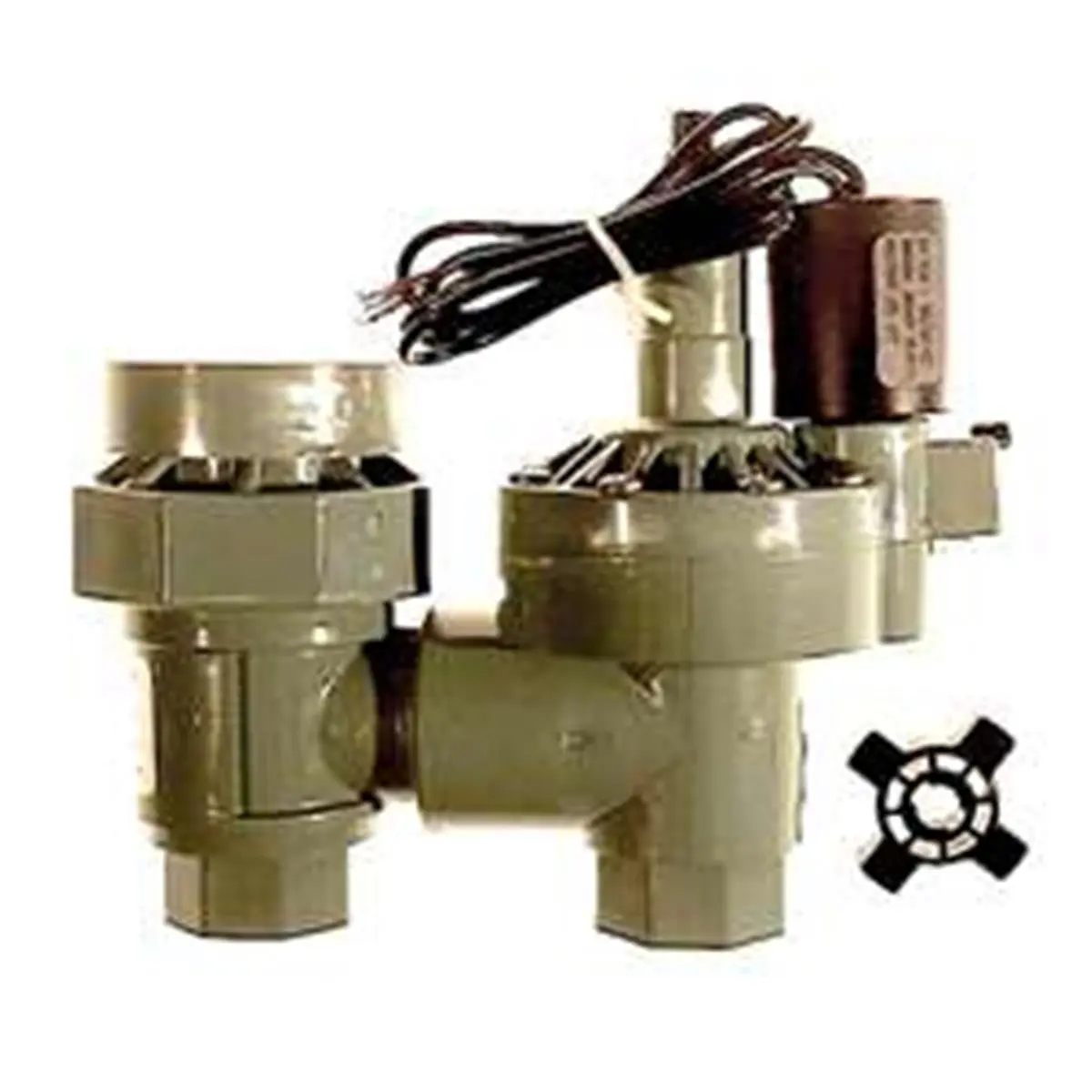 Orbit 0.75in FNPT Electric Anti-Siphon Backflow Valve - Adjustable Flow Control Stem, Bleed Screw, Non-Corrosive Construction, Low Voltage, Manual Operation, 15x6.25x10.25in for Household Water Safety, Backflow Valves, Anti-Siphon Valve