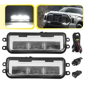 [LED FACTORY MART]LED Fog Lights for 2022–2025 Toyota Tundra – Plug & Play, SAE Approved, 6000K White, IP68