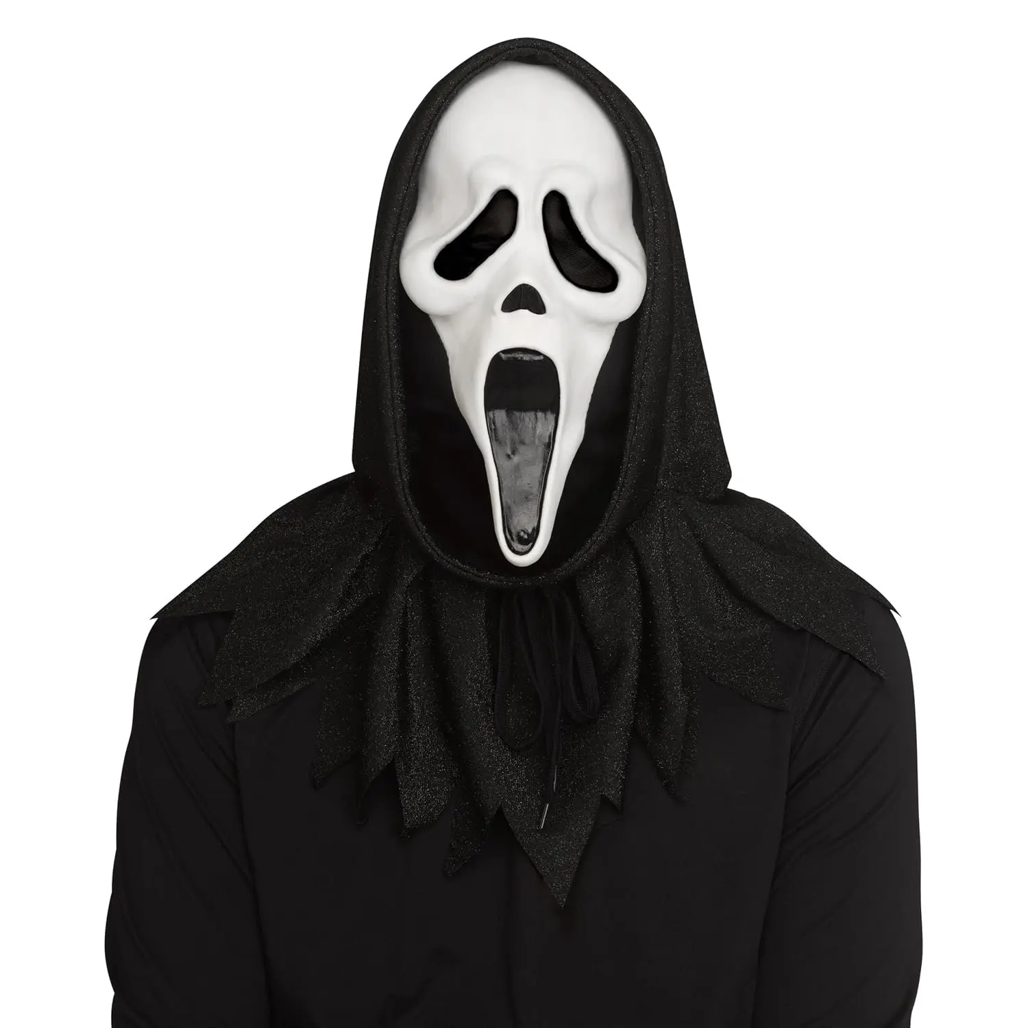 Fun World Ghost Face Adult 30th Anniversary Movie Mask, One Size Fits Most, White
