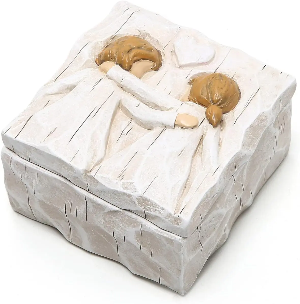 Friendship  Keepsake Box Sculpted Hand-Painted Keepsake Box Anniversary Memory Box, Decorative Boxes For Home Decor Friendship Gifts  Box For Mom, Grandma, Women