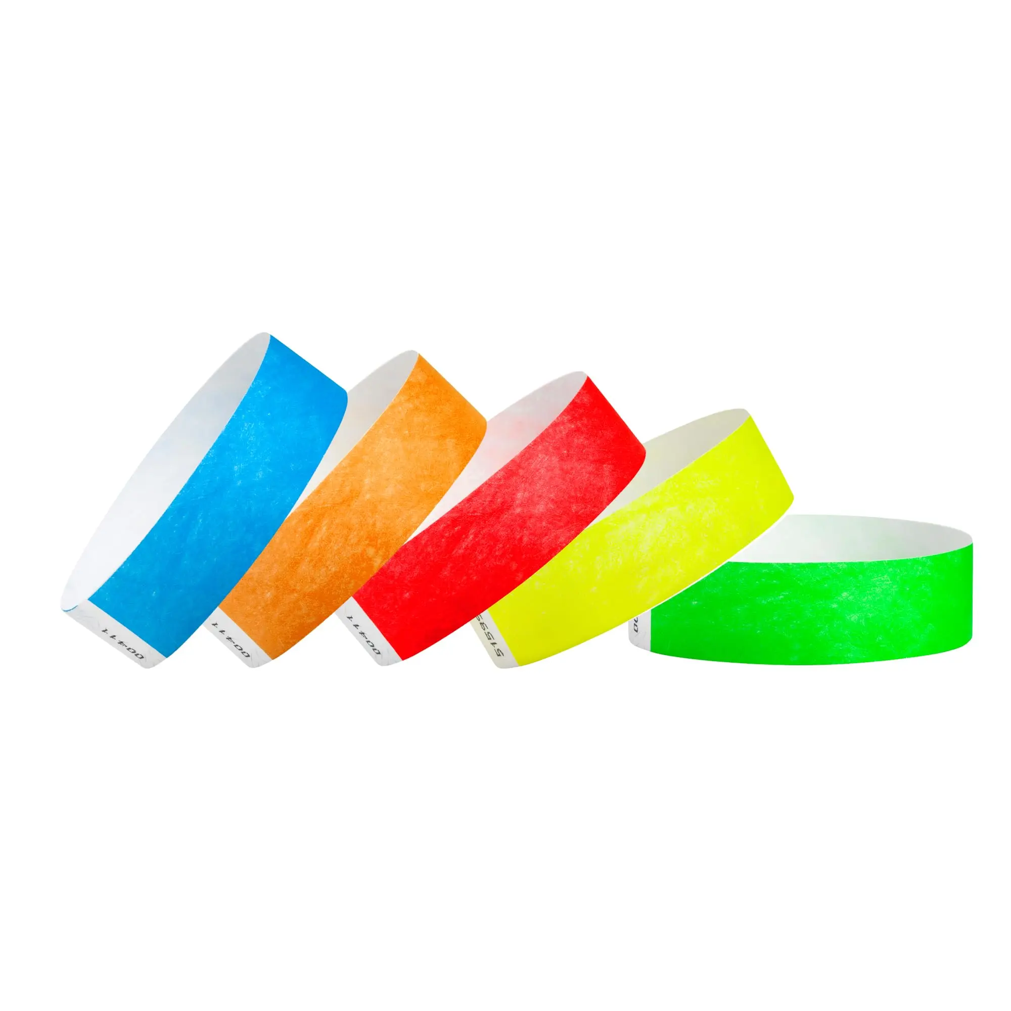 500  Tyvek Wristbands For Events - Count  5-color Variety Pack Tamper-proof Design Prevents Reuse Premium-grade Bracelets & Id Party Vip