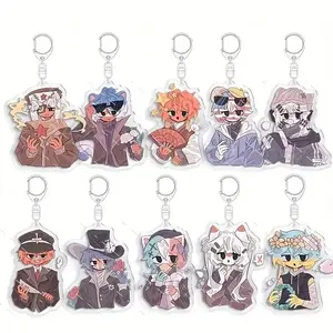 CountryHumans Keychains - Kawaii Keyrings Birthday Gifts – Cute Acrylic Keychain Charms, Perfect Gift for Fans & Collectors