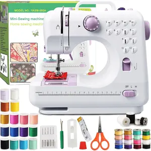 Sewing Machines for Beginners & Kids, 12 Patterns, 2-Speed Foot Pedal, LED Illumination, 32-Color Kit, Sewing Supplies, Sewing Machine Table Compatible, Tool for Home Repair