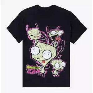 Invader Zim GIR Distressed Collage T-Shirt gift for fans AB8108