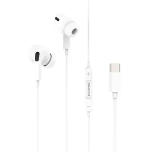 Type C Wired Earphones for iPhone 17/16/15 Series Galaxy S26 S25 S24 Z Fold 7/6, Google Pixel 10/9/8, In Ear USB C Earbuds [Microphone & Volume Control] Plug & Play Wired Headphones Deep Base Earplugs