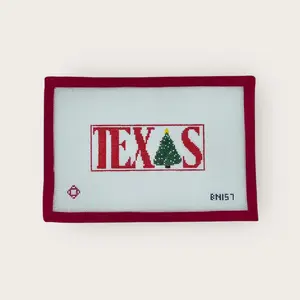 TexMas Needlepoint Ornament Canvas