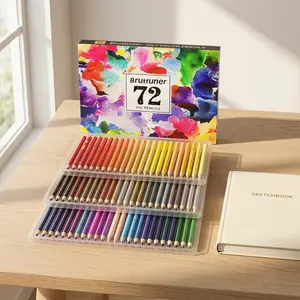 72Pcs Colored Pencils,72 Vibrant Colors, Drawing Pencils for Sketch, Arts, Coloring Books