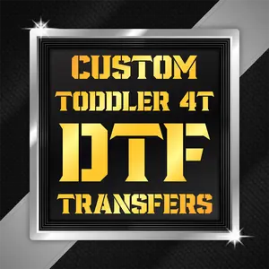 Custom DTF Transfers, DTF Print, DTF Prints, High-Quality Transfers, Full Color Prints, Toddler 4T DTF Transfer