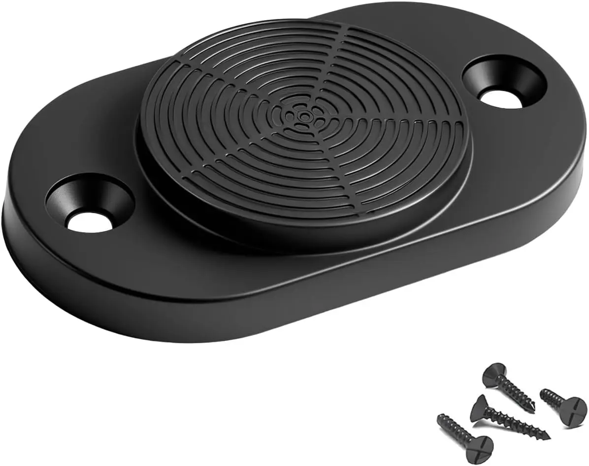 HQ Rubber Coated Buckler Series Gun Magnet Mount - Natural Rubber, Neodymium Magnets, 30 lbs Holding Force, 1 Pack Concealment Holder for Car, Desks, Walls Home Organizer, Magnetic Mount