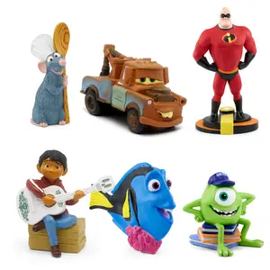 Tonies 6-Pack Bundle with Disney Favorites: Mater, Mr. Incredible, Miguel from Coco, Dory, Mike Wazowski, Remy from Ratatouille