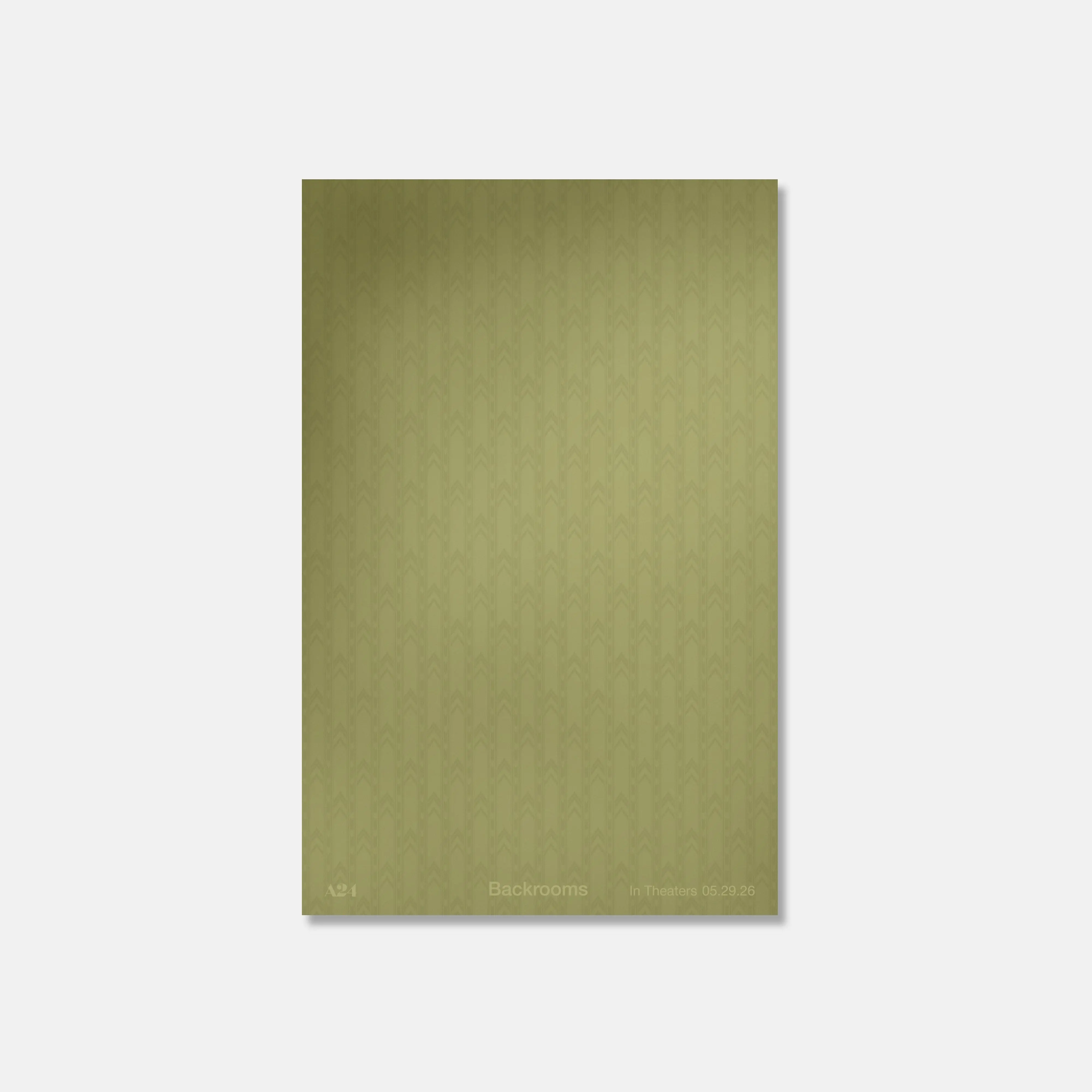 Backrooms Adhesive Poster